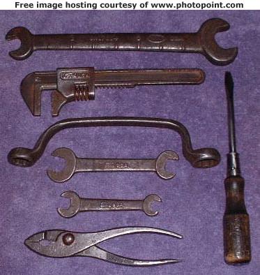 Ford tractor wrench set #10